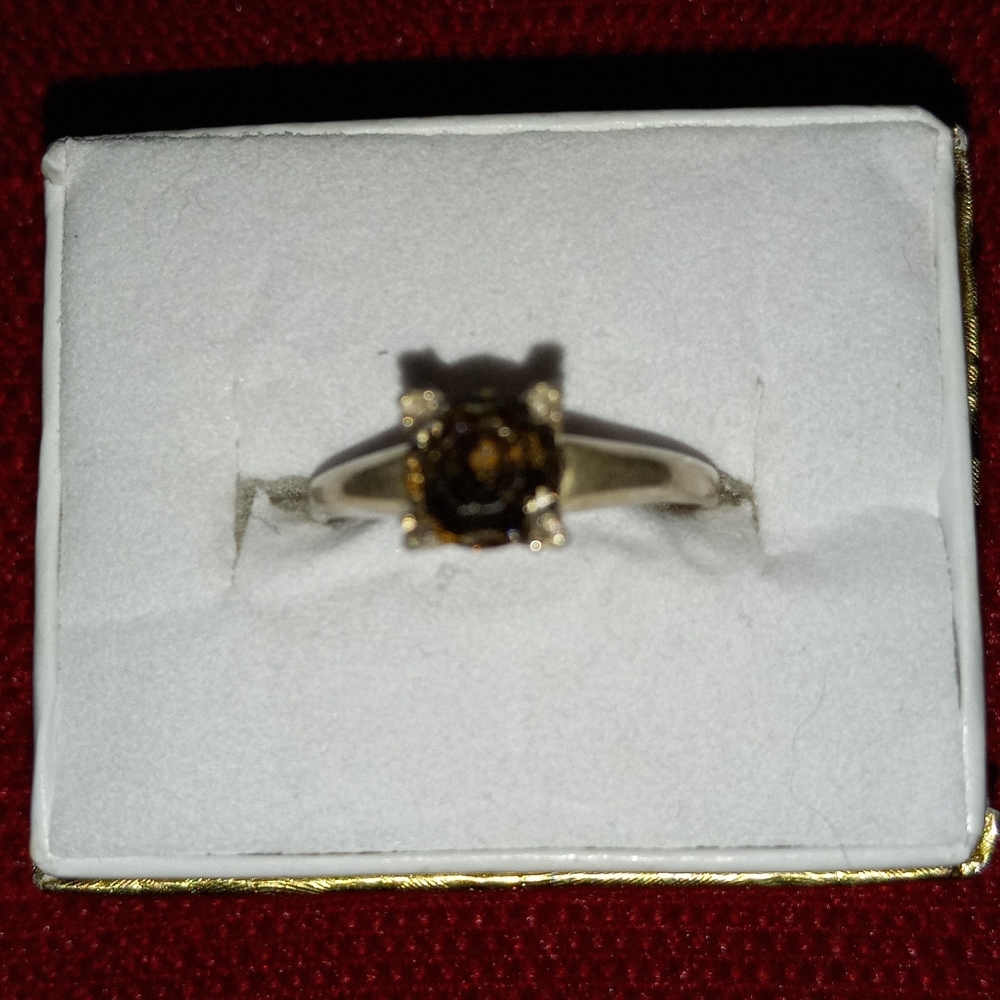 Topaz Sterling Silver 925 Ring Sz 7